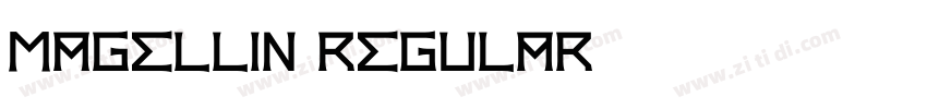 Magellin Regular字体转换